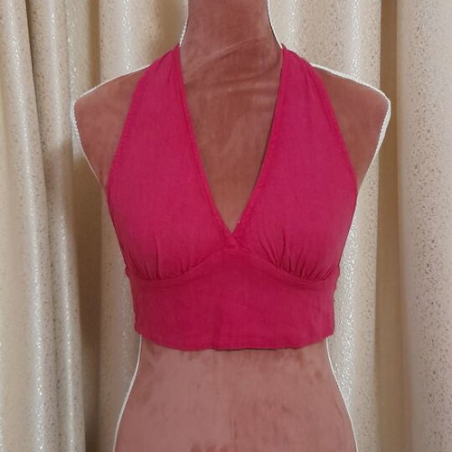 Bershka top new, fuchsia, size XS