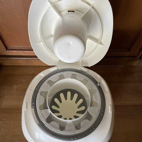 Diaper bin like new, plastic, approx. 43x23x27 cm