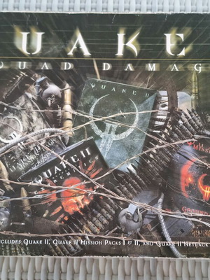 Quake II Quad Damage PC Big Retail Box 4-disc set like new