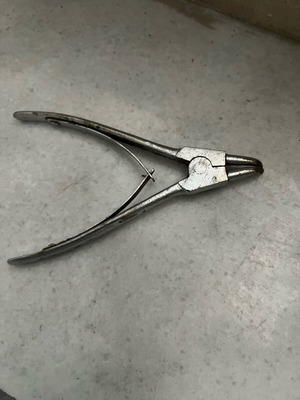 Nose pliers used