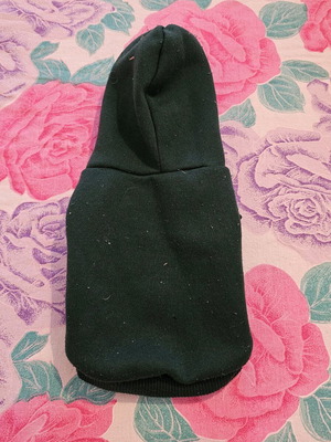 Hoodie dog jacket like new, size XXS, dark green