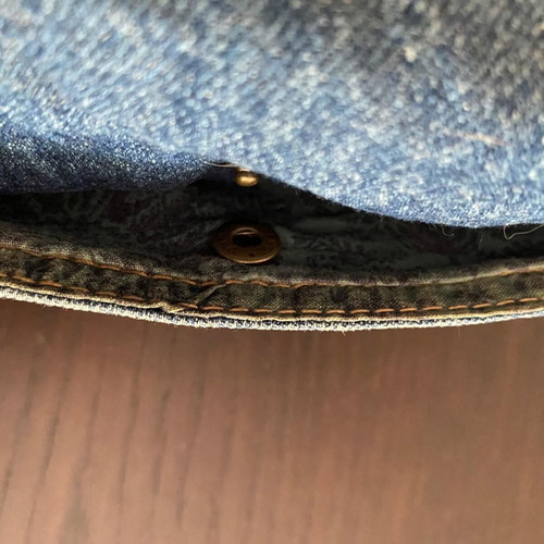 Vintage denim jeans shoulder bag STR Accessories like new, blue