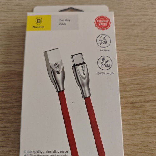 Baseus Type-C Charging Cable new, braided, 1m