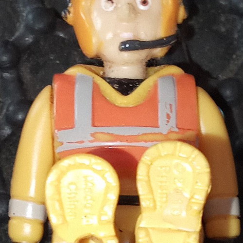Vintage pilot miniature used, Prisma 2010 toy figure