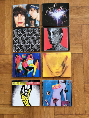 Rolling Stones CD collection like new, 8 iconic rock albums