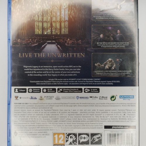 Hogwarts Legacy PS5 game used, almost like new disc