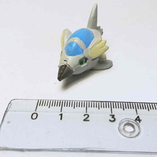 Submarimon plastic figure used, Digimon miniature toy