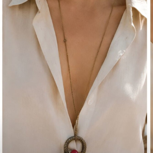 Maxi necklace like new, multicolor
