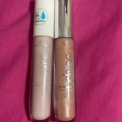 Essence lip gloss used, pack of 2
