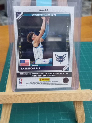 Κάρτα LaMelo Ball 2021-22 Panini NBA Sticker & Card Collection σαν καινούργιο