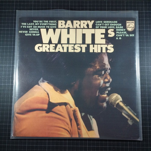 Barry White's Greatest Hits vinyl record used, R&B / Soul