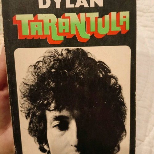 Bob Dylan Tarantula book like new, collectible with handwritten note