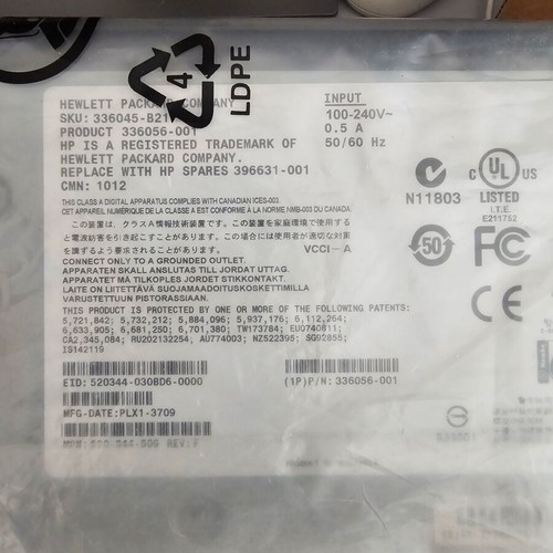 HP 16 Ports KVM Server Dual Console Switch 336056-001 520-344-509 new