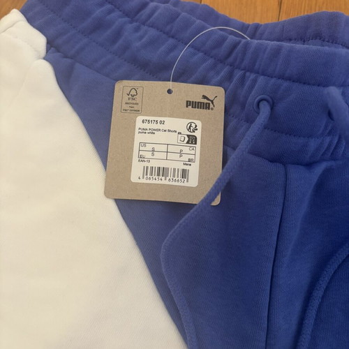 Puma Power Cat Shorts white, size S
