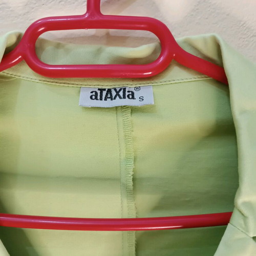 aTAXIa blazer jacket in light green, size small, like new