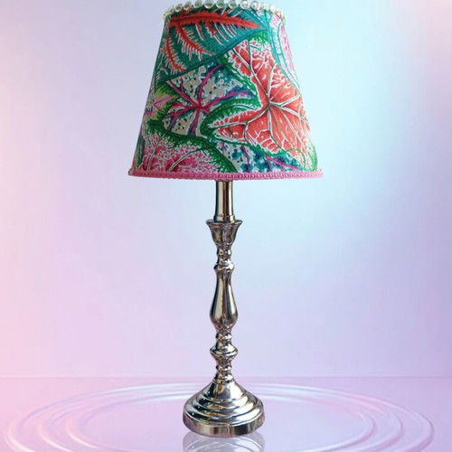 Lamp green leaves new, dimensions 45x20x15 E27