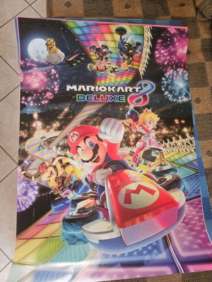 Nintendo Switch Poster Mario Kart 8 Deluxe καινούργιο, αυθεντικό