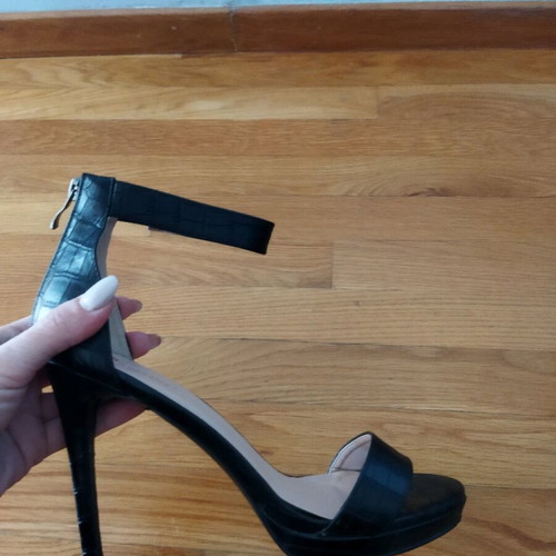 Seastar black high sandals like new, size 40