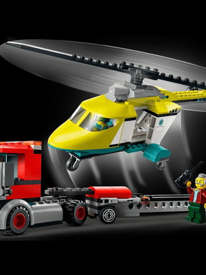 Lego Rescue Helicopter Transport Town City 60343 like new
