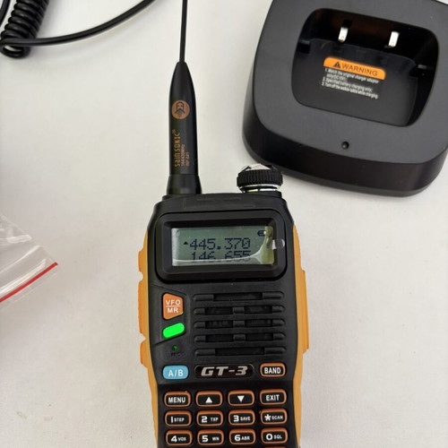 Baofeng GT-3 VHF UHF Two-Way Radio like new with accessories
