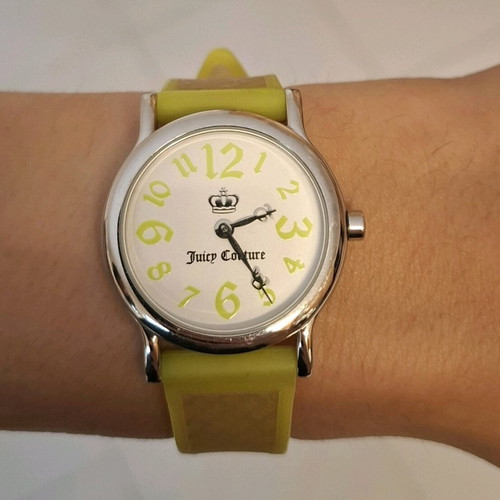 Juicy Couture watch like new, women's, white and yellow