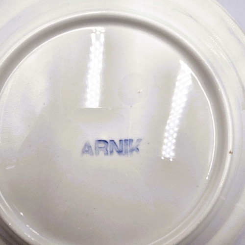 ARNIK Blue/White Ceramic Plates Used