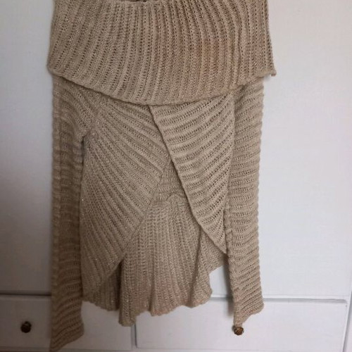 Cardigan like new, gold color, size S