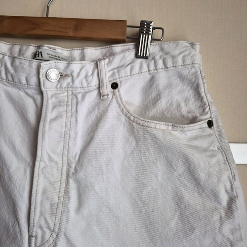 Zara men's white denim shorts like new, size M