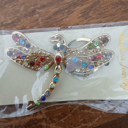 Keychain with multicolored rhinestones new
