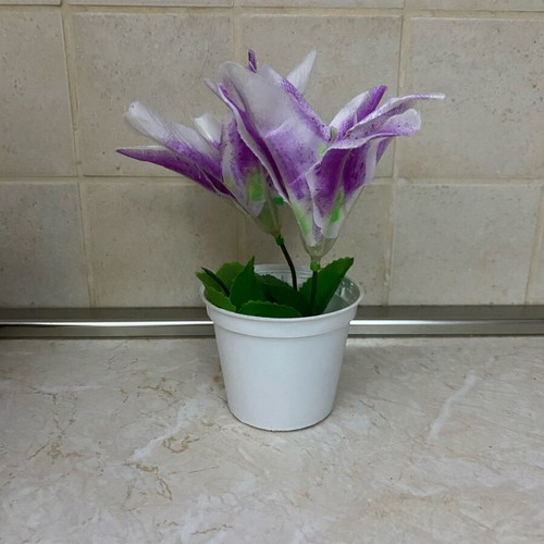 Decorative flower pots like new, set of three