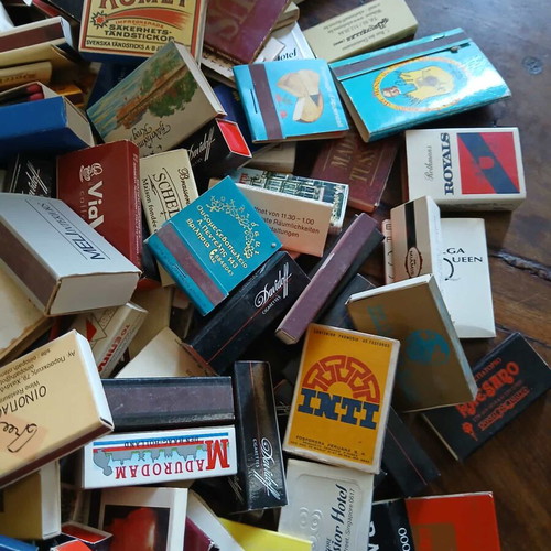 Match collection used, 360 pieces, rare boxes