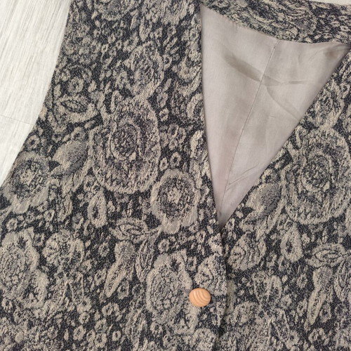 Vintage vest handmade, like new, size S, gray