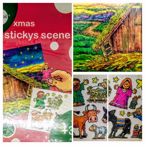 ItsImagical Nativity Scene Stickers 2005 new