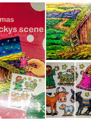ItsImagical Nativity Scene Stickers 2005 new