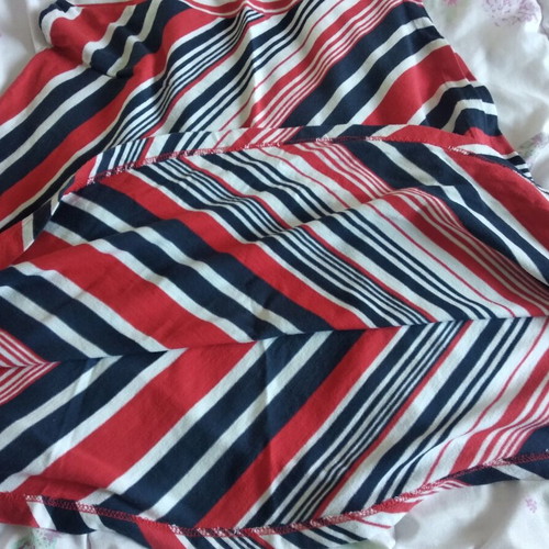 Esmara striped dress like new, size S, blue and red