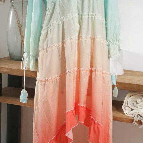 Beachwear boho style ombré dress new for beach outings