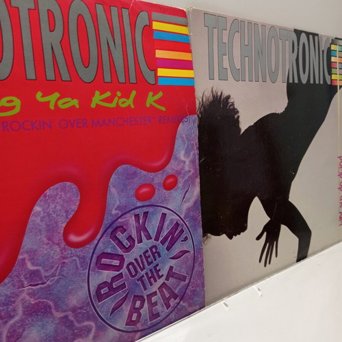 Technotronic 2XLP Pump Up The Jam & Rockin' Over Manchester like new