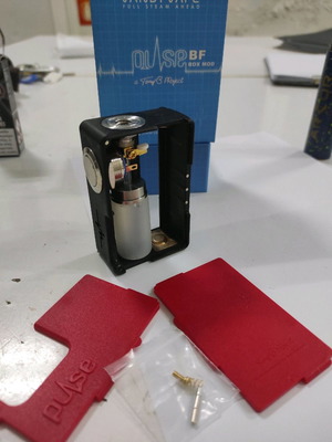 Vandyvape Pulse mech mod κόκκινο καινούργιο 18650-20700