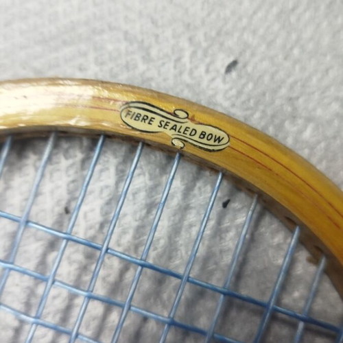 Snauwaert International Club tennis racket used, vintage wooden