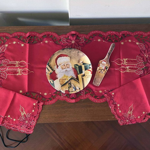 Christmas set for festive table new