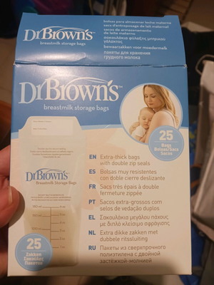 Breastmilk storage bags new, pack of 22