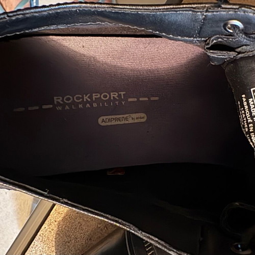 Rockport shoes 42 used, leather, black