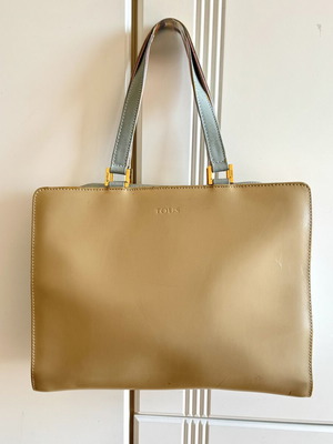 Tous vintage doctor bag handbag used, tricolor leather