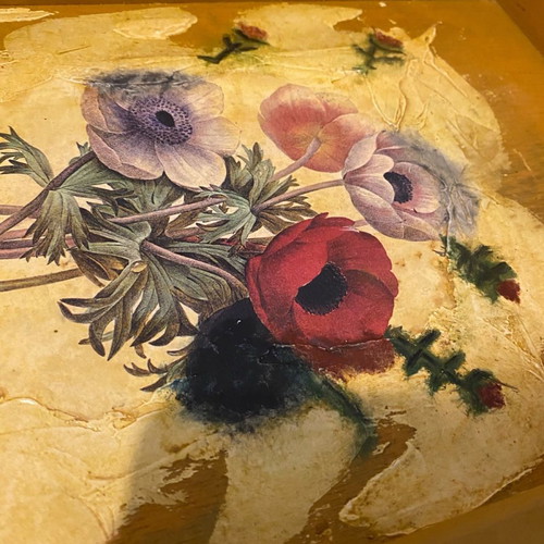 Hand-painted tray