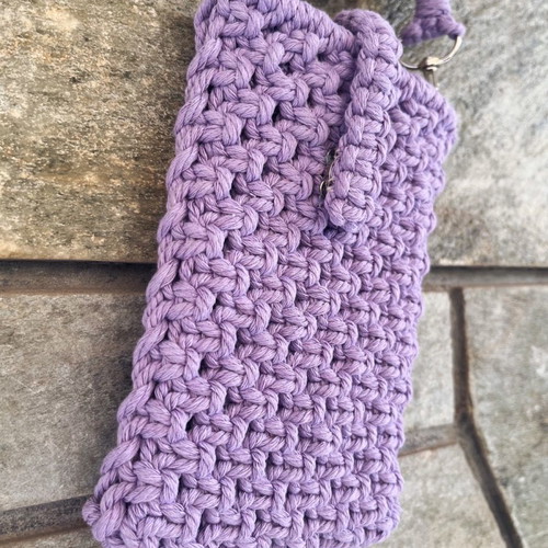 Handmade macrame phone bag crossbody made to order