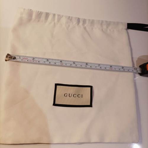 Gucci dust bag protective case new, cream 25x25cm