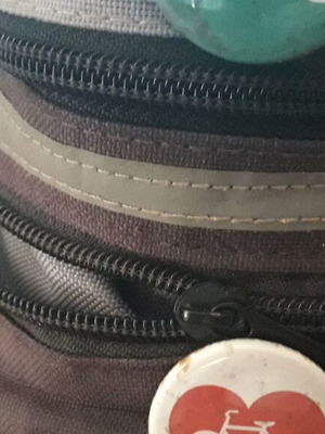 Bag with screws, nails etc, like new, 10 different items