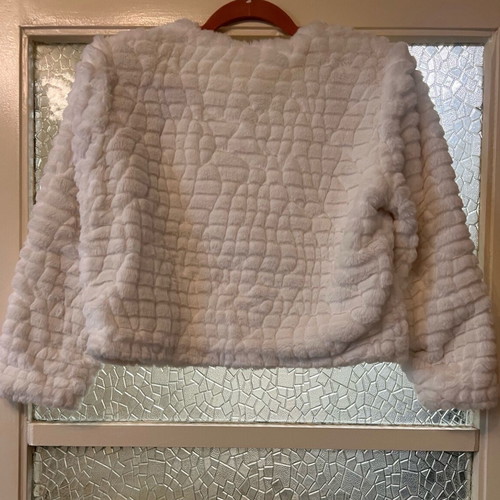 Calvin Klein coat XS white like new