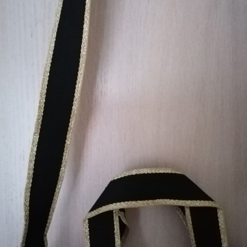 Artebene Majoie crossbody bag new, woven black and white