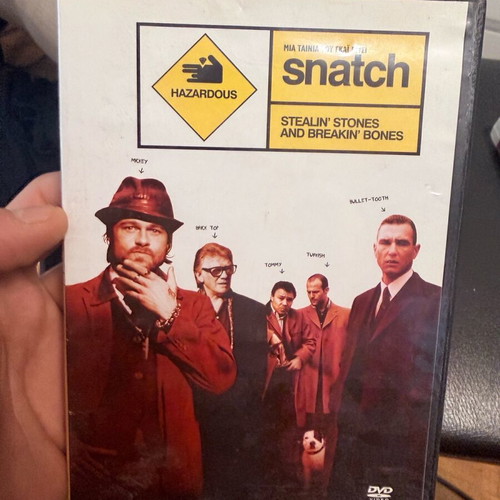 Snatch DVD used with subtitles, action comedy